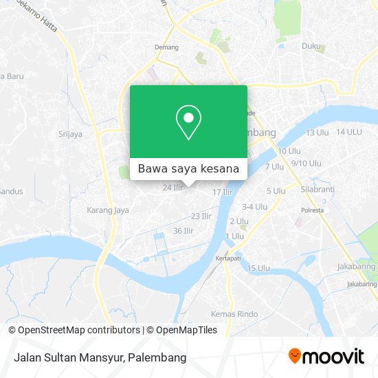 Peta Jalan Sultan Mansyur