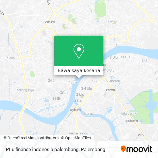Peta Pt u finance indonesia palembang