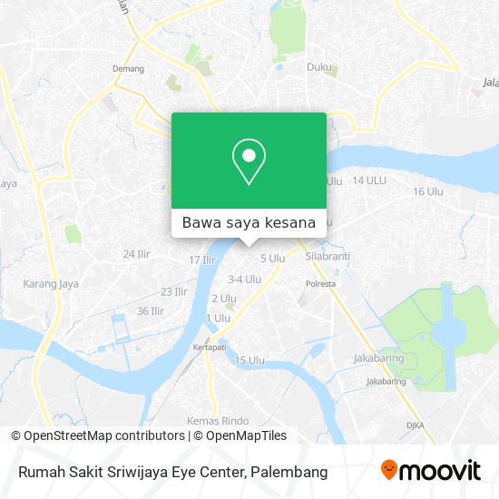 Peta Rumah Sakit Sriwijaya Eye Center