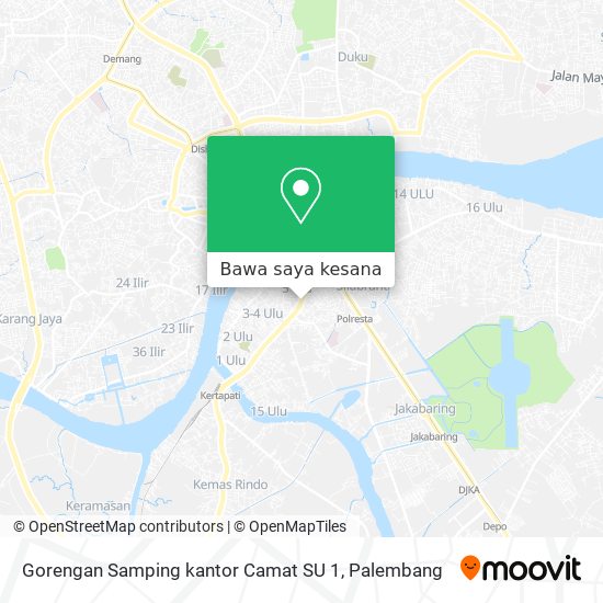 Peta Gorengan Samping kantor Camat SU 1