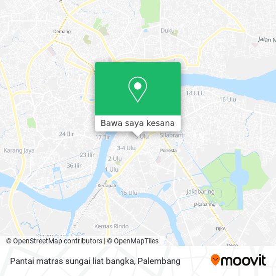 Peta Pantai matras sungai liat bangka
