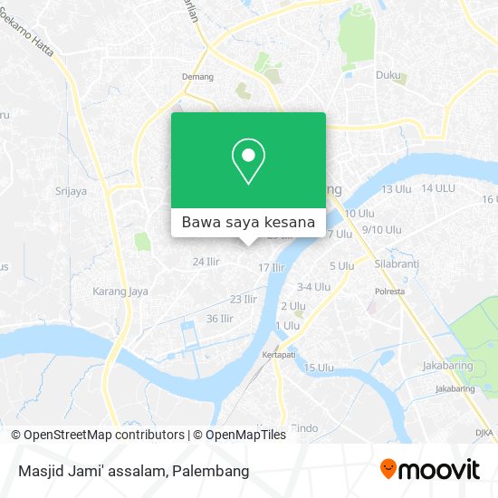 Peta Masjid Jami' assalam