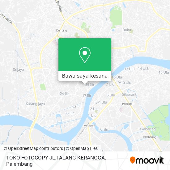 Peta TOKO FOTOCOPY JL.TALANG KERANGGA