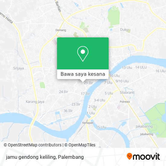 Peta jamu gendong keliling