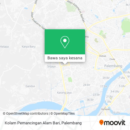 Peta Kolam Pemancingan Alam Bari