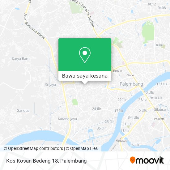 Peta Kos Kosan Bedeng 18