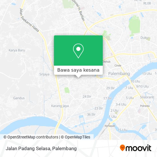 Peta Jalan Padang Selasa