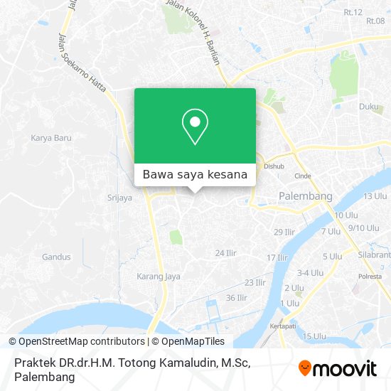 Peta Praktek DR.dr.H.M. Totong Kamaludin, M.Sc