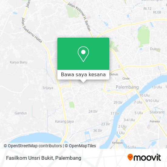 Peta Fasilkom Unsri Bukit