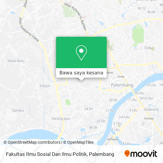 Peta Fakultas Ilmu Sosial Dan Ilmu Politik