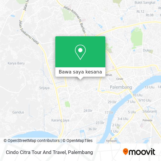 Peta Cindo Citra Tour And Travel