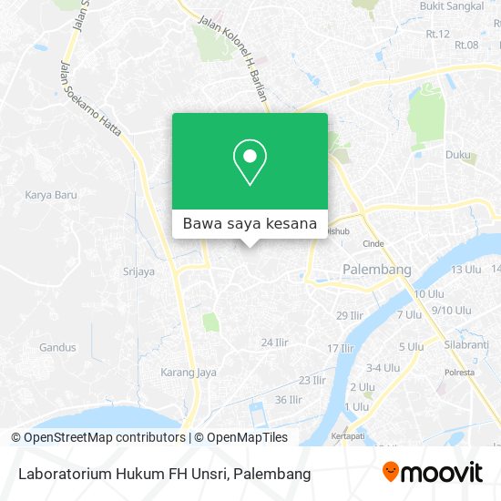 Peta Laboratorium Hukum FH Unsri