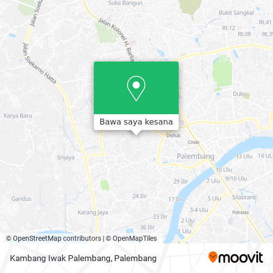 Peta Kambang Iwak Palembang