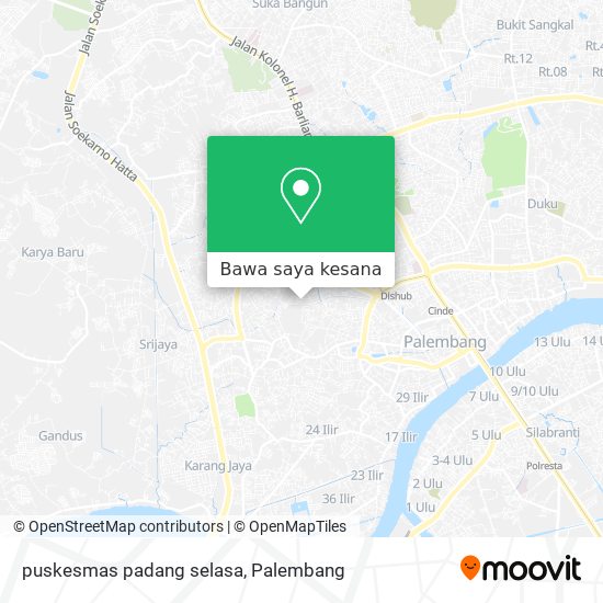 Peta puskesmas padang selasa