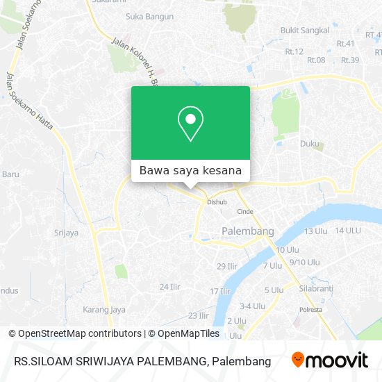 Peta RS.SILOAM SRIWIJAYA PALEMBANG