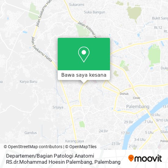 Peta Departemen / Bagian Patologi Anatomi RS.dr.Mohammad Hoesin Palembang