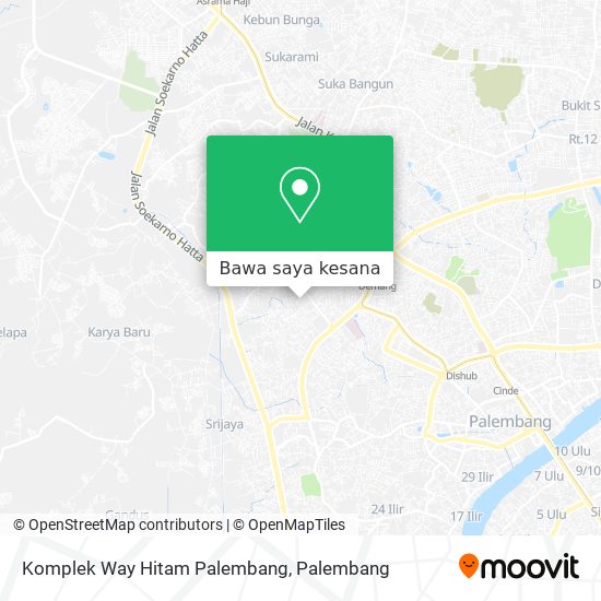 Peta Komplek Way Hitam Palembang