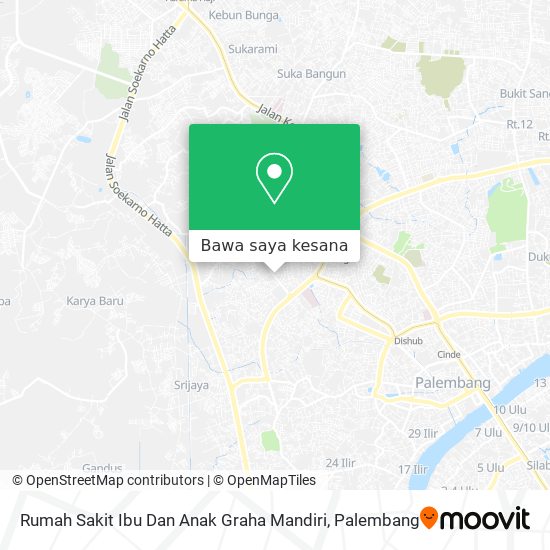 Peta Rumah Sakit Ibu Dan Anak Graha Mandiri