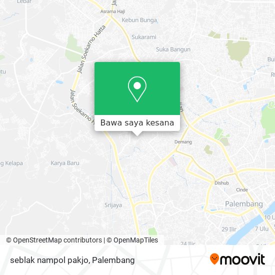 Peta seblak nampol pakjo