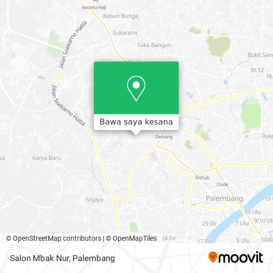 Peta Salon Mbak Nur