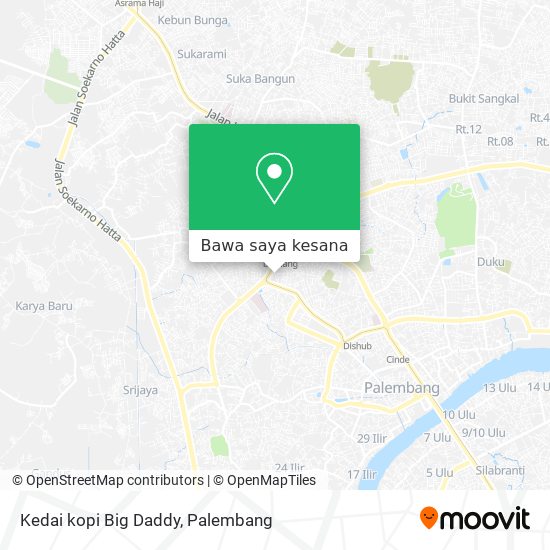 Peta Kedai kopi Big Daddy