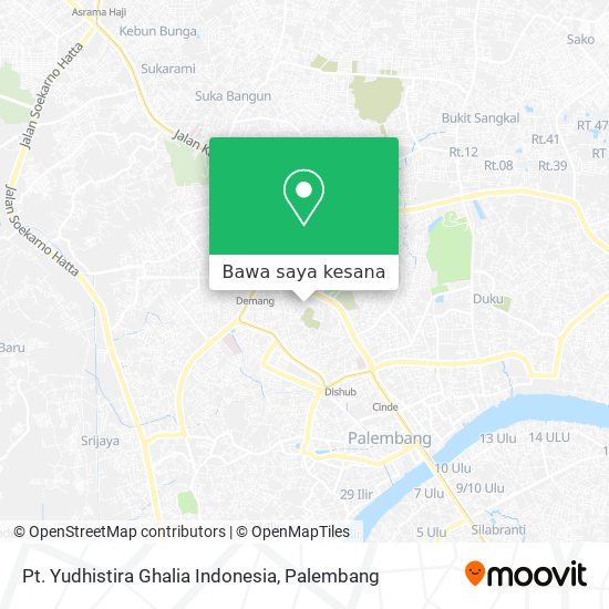 Peta Pt. Yudhistira Ghalia Indonesia
