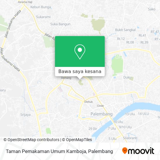 Peta Taman Pemakaman Umum Kamboja