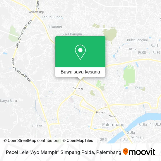 Peta Pecel Lele "Ayo Mampir" Simpang Polda