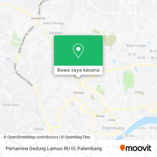 Peta Pertamina Gedung Lamusi RU III