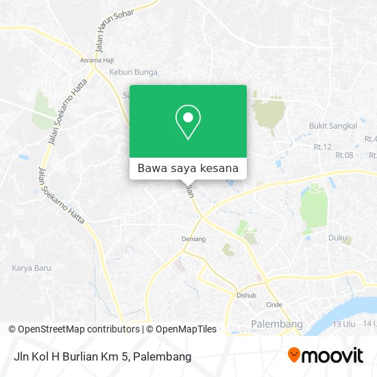 Peta Jln Kol H Burlian Km 5