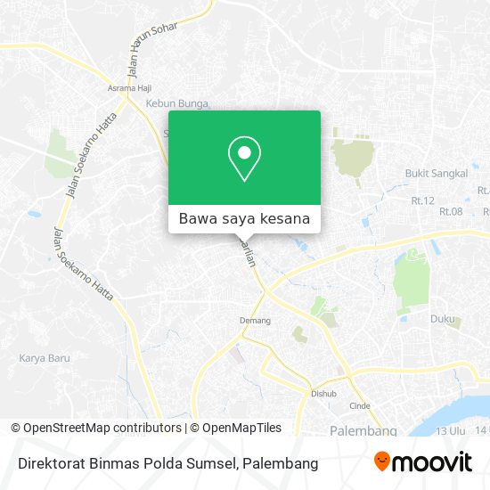 Peta Direktorat Binmas Polda Sumsel