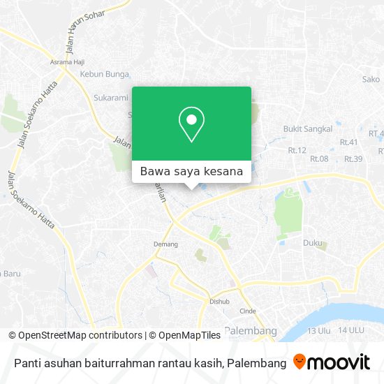 Peta Panti asuhan baiturrahman rantau kasih