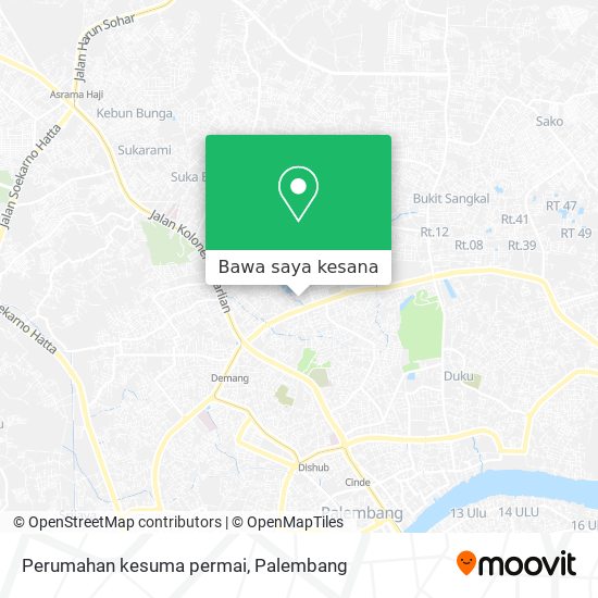 Peta Perumahan kesuma permai