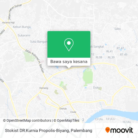 Peta Stokist DR.Kurnia Propolis-Biyang
