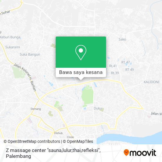 Cara ke Z massage center "sauna,lulur,thai,refleksi" di Palembang
