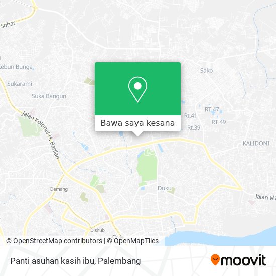 Peta Panti asuhan kasih ibu