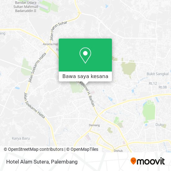 Peta Hotel Alam Sutera