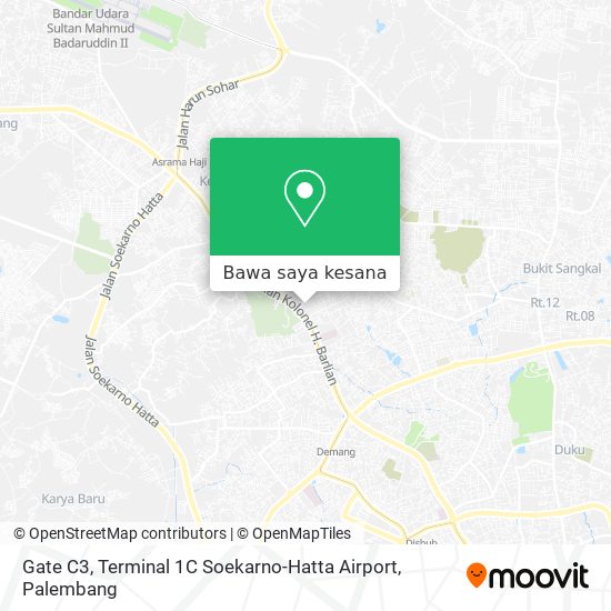 Peta Gate C3, Terminal 1C Soekarno-Hatta Airport