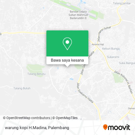 Peta warung kopi H.Madina