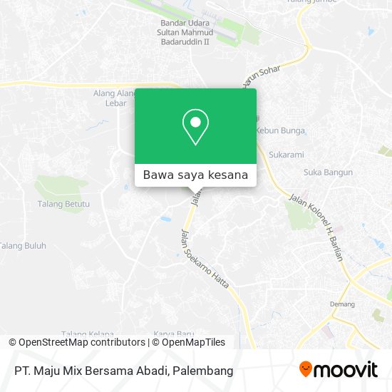 Peta PT. Maju Mix Bersama Abadi