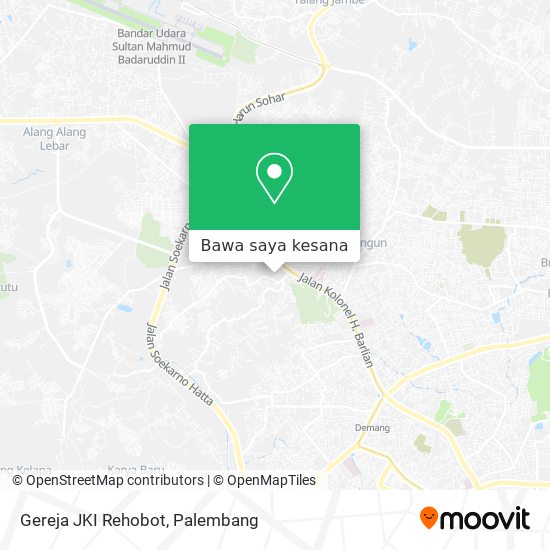 Peta Gereja JKI Rehobot