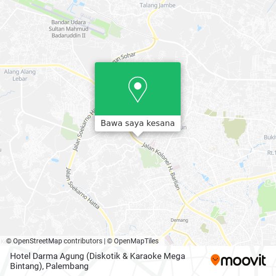 Peta Hotel Darma Agung (Diskotik & Karaoke Mega Bintang)