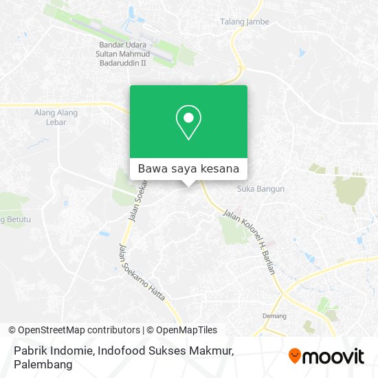 Peta Pabrik Indomie, Indofood Sukses Makmur