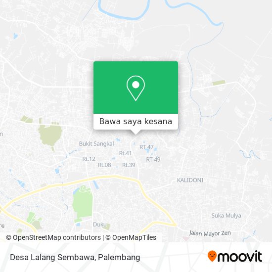 Peta Desa Lalang Sembawa
