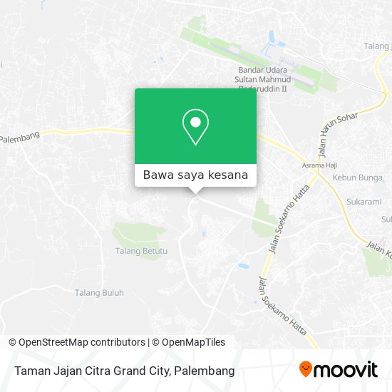 Peta Taman Jajan Citra Grand City