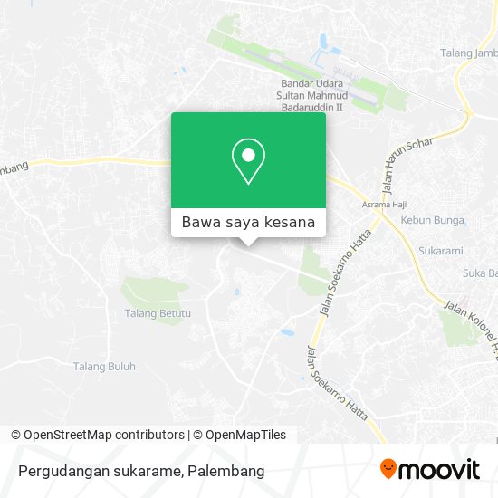 Peta Pergudangan sukarame