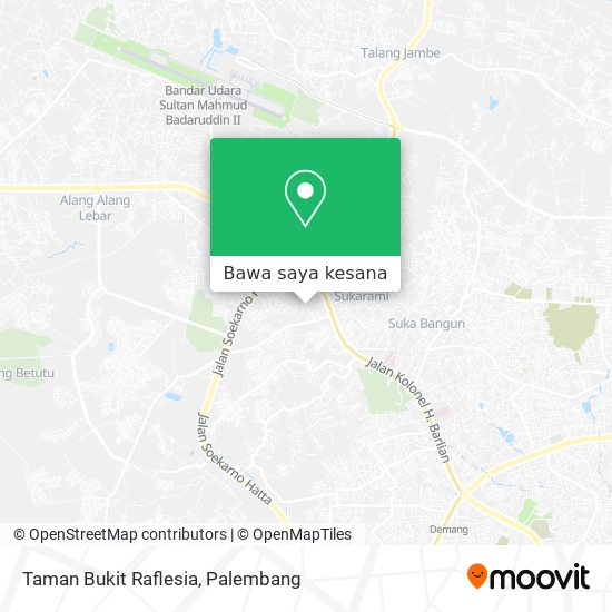 Peta Taman Bukit Raflesia