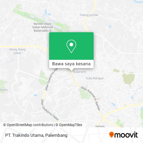 Peta PT. Trakindo Utama