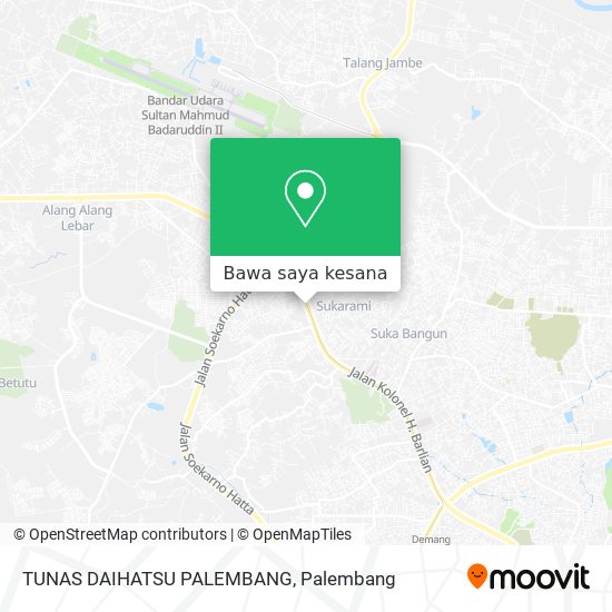 Peta TUNAS DAIHATSU PALEMBANG