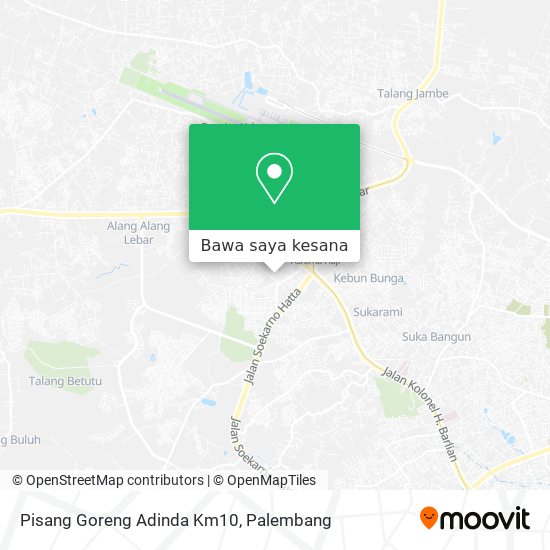 Peta Pisang Goreng Adinda Km10